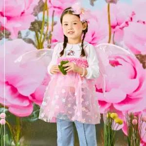 [롯데백화점]핑크드래곤 플라워 레이어드 원피스 P61DAO020-P1-JS