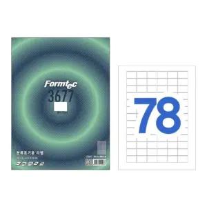 라벨지 분류표기용 78칸 100매 LS-3677 폼텍