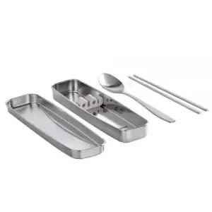 스텐락 스텐 수저 세트 숟가락 젓가락 케이스 도시락 어린이 1