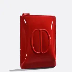 디올에나멜 레드 사각파우치 / 디올 쇼핑백