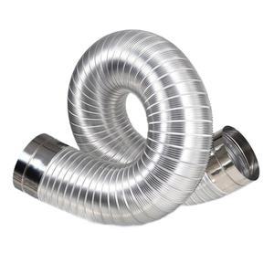 알루미늄 덕트호스 자바라 지름60MM 온수기 1M연장 연통 닥트 후드 스틸 배기