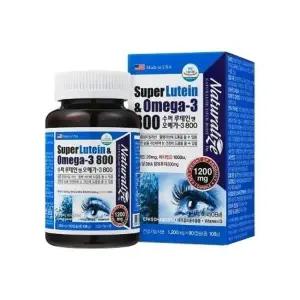 [네추럴라이즈] 네추럴라이즈 수퍼루테인 앤 오메가-3 800 1,200mgx90캡슐 눈 뼈 건강 혈행건강