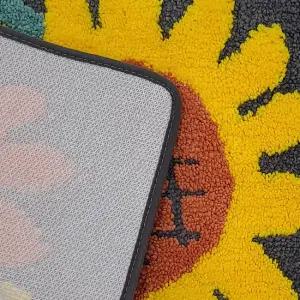 리앤데코  포인트 인테리어 해바라기 현관 욕실 발 주방매트 50x135cm