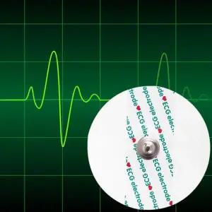 일회용 전극 패드 50개 심전도 전극 패치 부직포 전극 심전도기용 리드선 연결 심전도 포스터