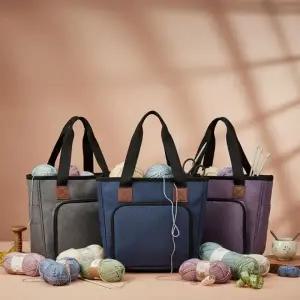 뜨개가방 뜨개질 보관 정리 수납 가방 뜨개도구 뜨개용품 다기능 대용량