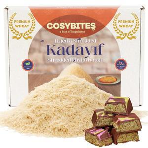 도우, 카다이프, 디저트 쿠네페, 잘게 3.5온스(100g) 카다피 두바이 초콜릿 페이스트리, 필로 카타이피 나페 쿠나파, 바용 카다이피, 썬 정통