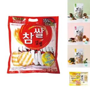 크라운)참쌀설병/간식/과자/아이간식/어린이집/학원/골프/사무실/탕비실/쌀과자//간단한간식/가성비/한입