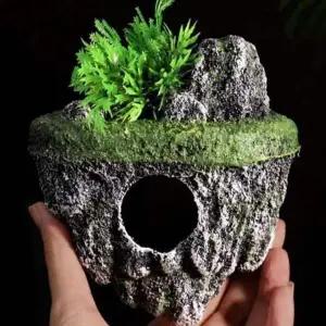 어항 장식 섬 수족관 인공 동굴 수초 아일랜드 장식용 소품