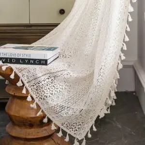 레트로 태슬 커튼 가리개 거실 침실 인테리어 WFLN1LV