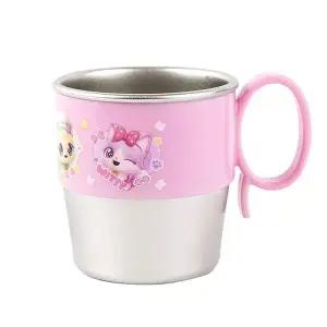 WL 위시캣 손잡이 스텐컵 280ml