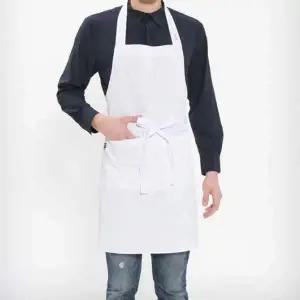 주방 공방 카페 목걸이형 화이트 식당 앞치마 요리앞치마