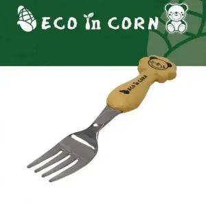 [골드스마일]옥수수 섬유 스테인리스 유아용 미니 포크 식기