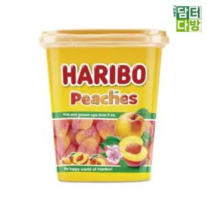 하리보 피치스 컵 175g X 12개 하리보피치스컵 하리보컵 하리보젤리 젤리 사탕 간식 아이들간식