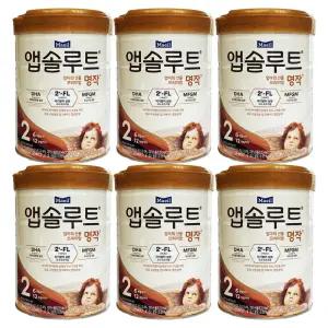 앱솔루트 엄마의 선물 프리미엄 명작 2FL 2단계 800g 6개 / 써클