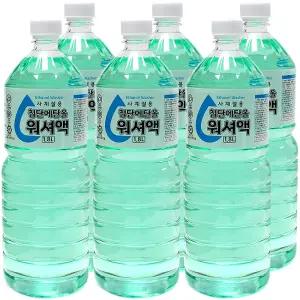 첨단 에탄올 워셔액 사계절용 1.8L 6개 고급워셔액