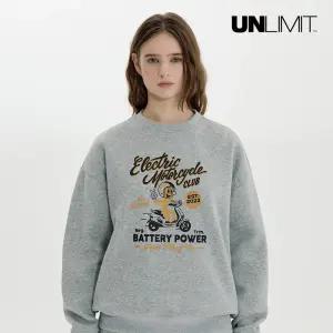 [택가 69,000원] 언리미트 Scooter Crewneck (U25DTTS113) 남녀공용