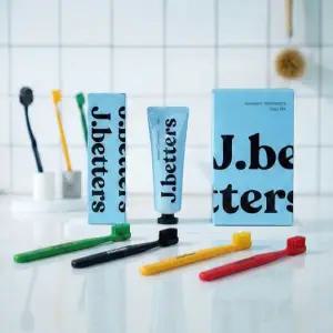 제이베럴즈 미세모 칫솔 8개+아쿠아민트 치약 120g x 4개(1세트)