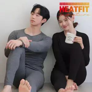 히트핏 시그니처 기모 내복 내의 상하세트 남자 여자 보온