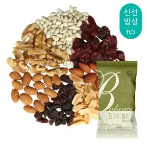 [산과들에] 하루견과 원데이발란스그린 100봉 낱봉 / 실속 견과 견과류 간식