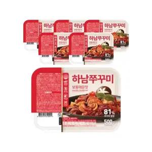 하남쭈꾸미 보통매운맛, 500g, 6개