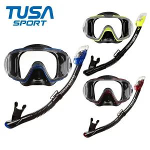 투사 스노쿨링 마스크 스노클 세트 UC-3125PQB