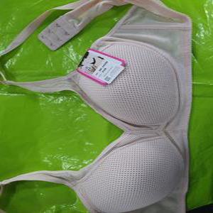 1 장  조선영 인견 2단 브라 2436 B 컵 시원 몰드 BRA  80 85 90 95  살색 검정 브레지어 갱수네