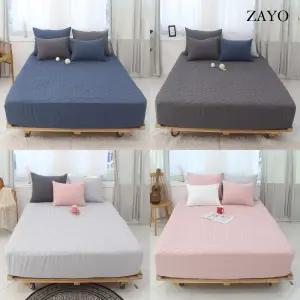 [자요]국산 인기패턴 두툼한 면 누빔매트리스커버