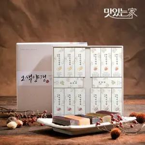 화과방 오색양갱세트 14개입 +쇼핑백) 선물세트 전통간식 5가지맛 팥양갱