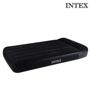 INTEX 인텍스 듀라빔 클래식 블랙 에어매트 광폭싱글 (베개일체형)