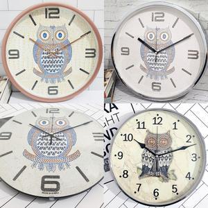 고급  무소음 부엉이 벽시계/ 국내생산 벽걸이 인테리어 개업  집들이 선물