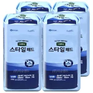 디펜드 스타일 패드 남성용 프리 12P x4팩 요실금