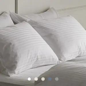 바운티풀 호텔침구 스트라이프 초광폭 순면 베개커버 60수 50X70 6컬러