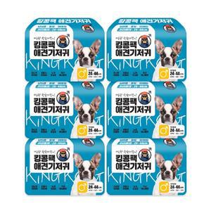 킹콩팩 애견기저귀 남아용 중형 30매 x 6개
