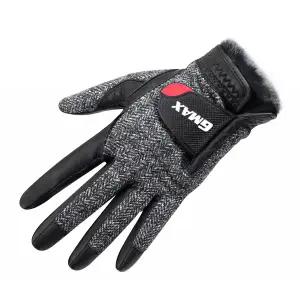 지맥스 동계용 양피골프장갑 남성용 양손 GMG31030 겨울 파크골프 방한장갑