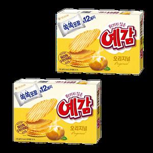 오리온 예감 오리지널 192g x 2개 / 비스킷 과자 간식 스낵