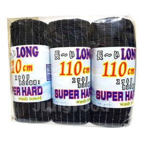 일본 타츠네 SUPER HARD 샤워타올 6P/110cm