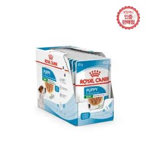 로얄캐닌 독 미니 퍼피 습식 파우치 85g 12팩