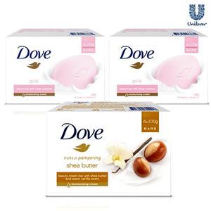 도브비누 4개입X3개 /핑크바4입X2개+시어버터4입X1개