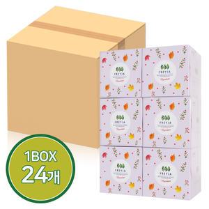 프레이야 프리미엄  미니 각티슈 250매 24개(1box)/ 미용티슈