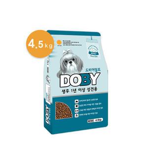 인터펫코리아 도비 애견사료 성견용 어덜트 4.5kg x 3개 1박스