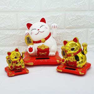 마네키네코 손흔들어 복을 부르는 일본 복 고양이 미니어처 인테리어 장식 인형