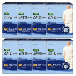 유한킴벌리 디펜드 스타일 언더웨어 남성파워 대형8개입 x 8팩 1박스