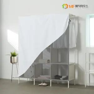 MF무볼트 드레스룸 트리플 행거 가림막 심플 수납 고급인테리어 옷장 장롱 행거 시스템옷장