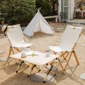 까사마루 너도밤나무 캠핑용 폴딩체어