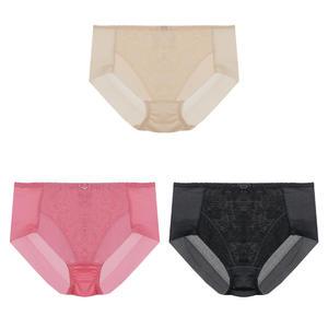 LBP9301 럭센스 여성 맥시 삼각 노라인 보정 헴 팬티