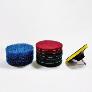 [센에코]전동드릴전용수세미9종세트/주방욕실바닥청소수세미/드릴용수세미패드포함청소도구