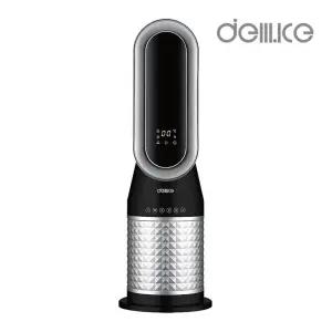 델루체 날개없는 리모컨 온풍기/블랙/무드등/리모컨 DLH-R770NK