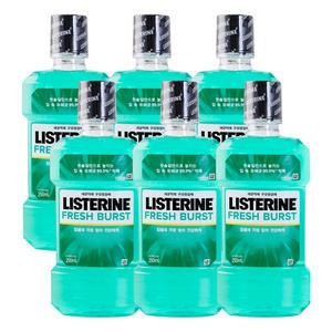 리스테린 후레쉬 버스트 250ml 6개