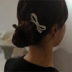 [셀러허브]여자 리본 비녀 머리 키치룩 반묶음 쉐입 헤어핀 (S7728181)