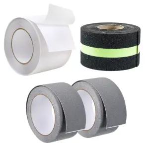 5cm x 10m 미끄럼방지 테이프 야광 회색 투명 계단 육실